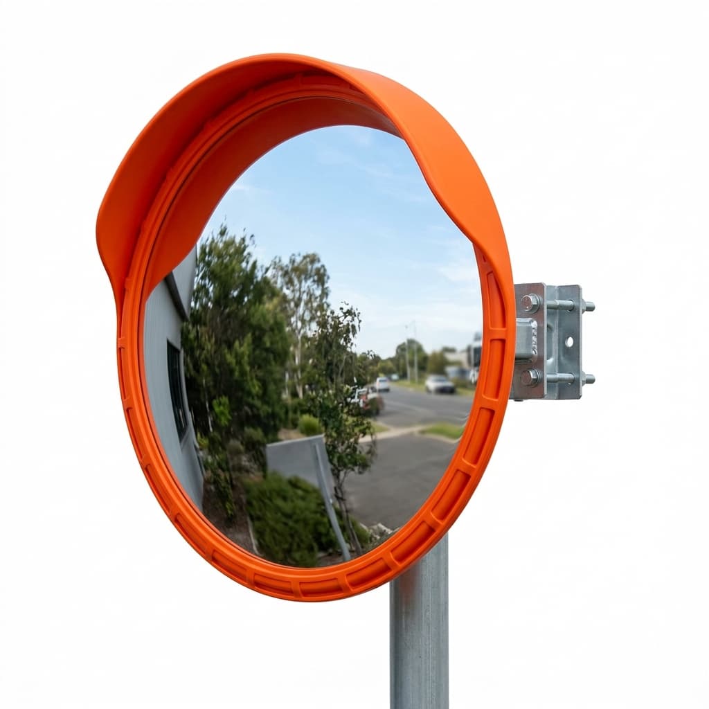 Outdoor Convex Safety Security Traffic Mirror 800mm (Unbreakable Polycarbonate)