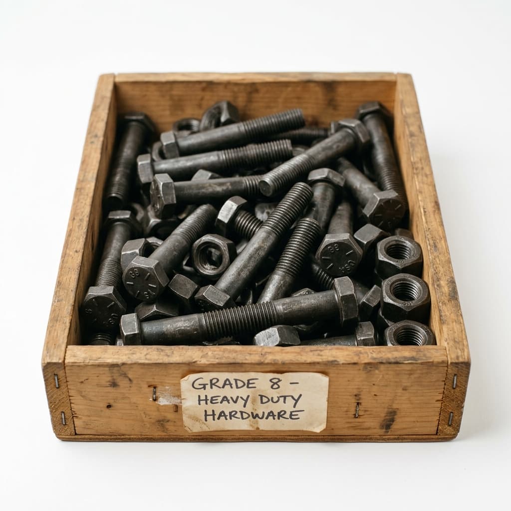 High Tensile Hex Head Cap Screws & Nuts Grade 8.8 (M16 x 60mm Box of 50 Pcs)