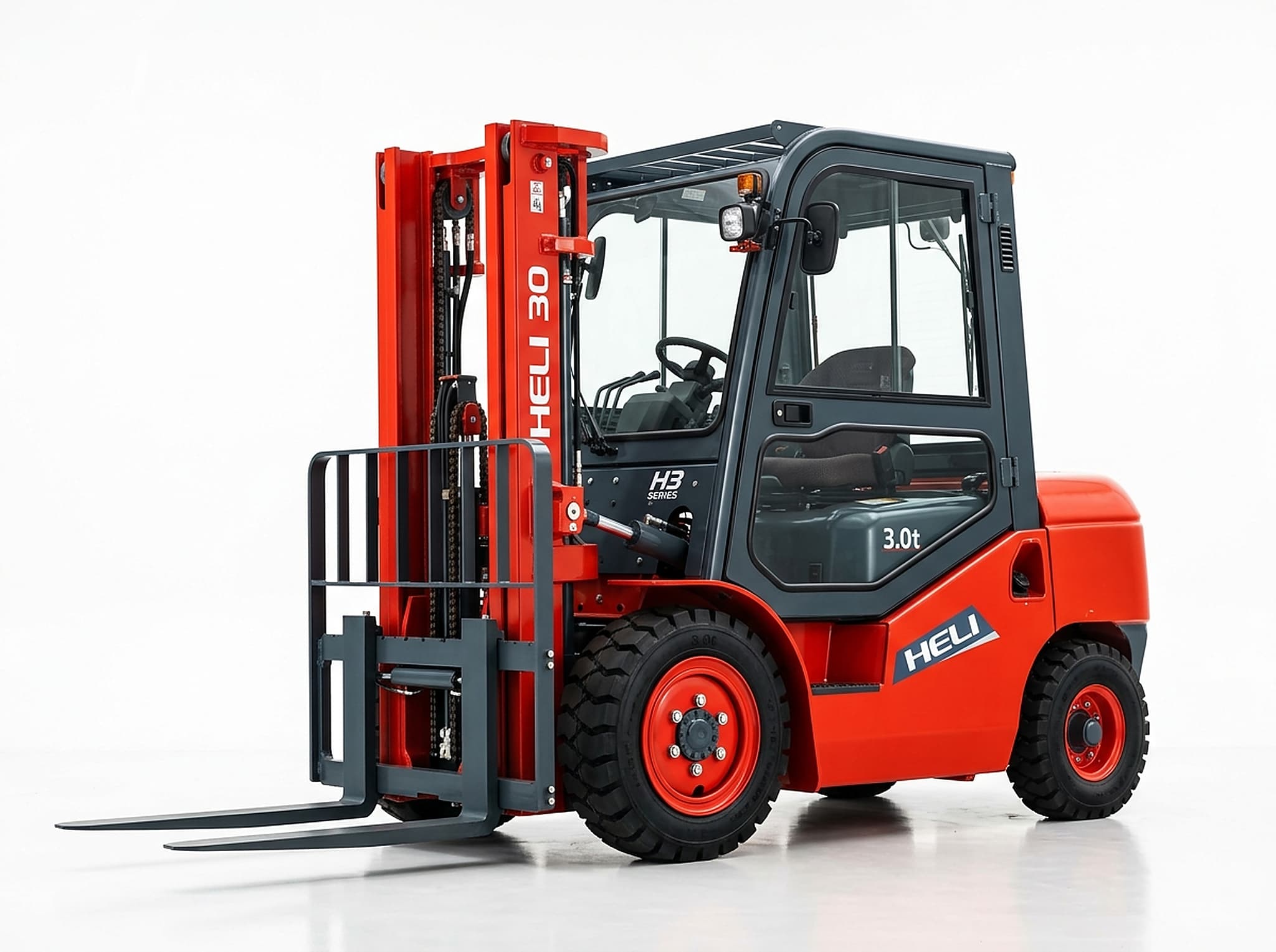 HELI H3 Series 2.5 Tons Diesel Forklift (CPCD25) Suspended Cabin