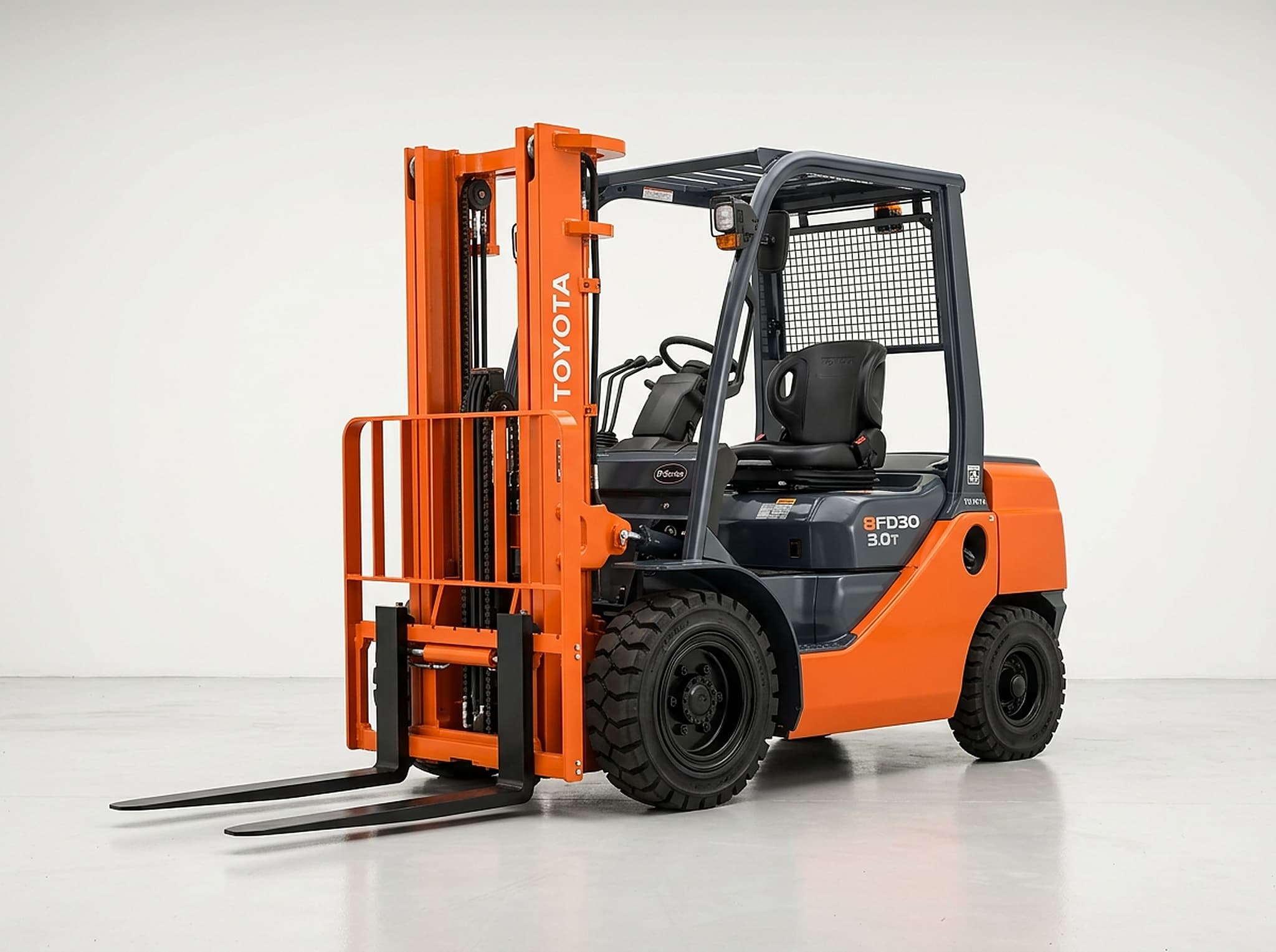 Toyota 8-Series 2.5 Tons Diesel Forklift (8FD25) with SAS