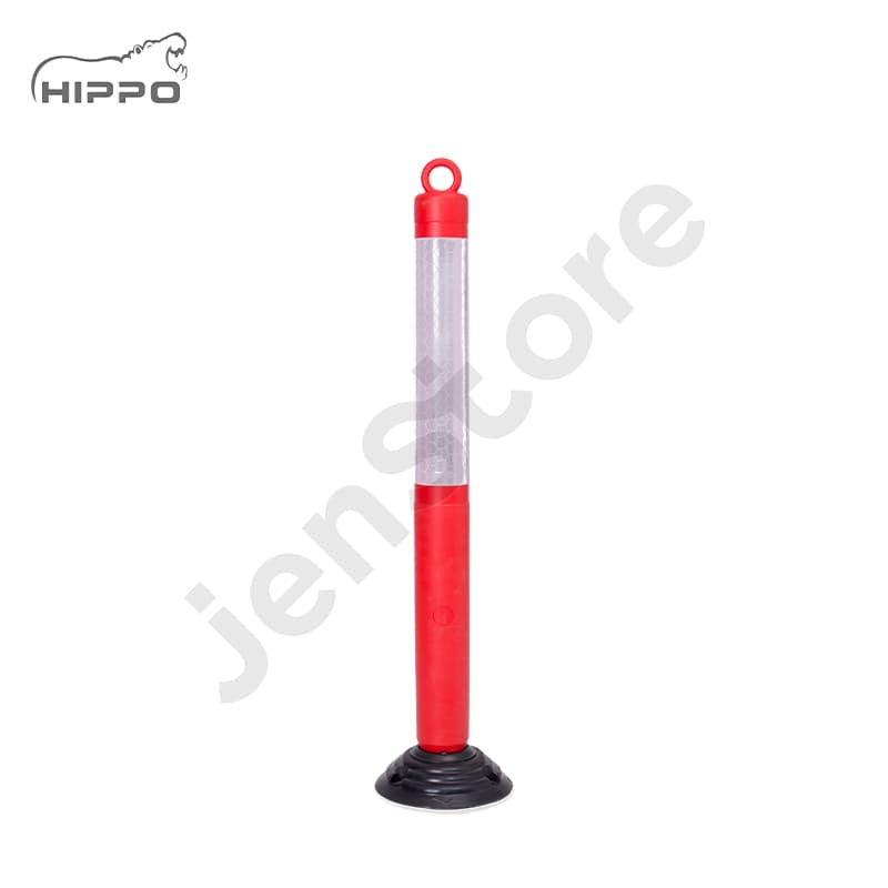 HIPPO Heavy Duty Flexible Traffic Delineator Post 750mm (High Reflective Bands)
