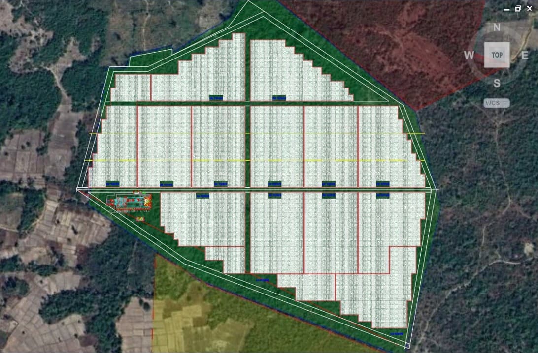 Nam Theun 2 Solar Hybrid Project (50 MW) View 2