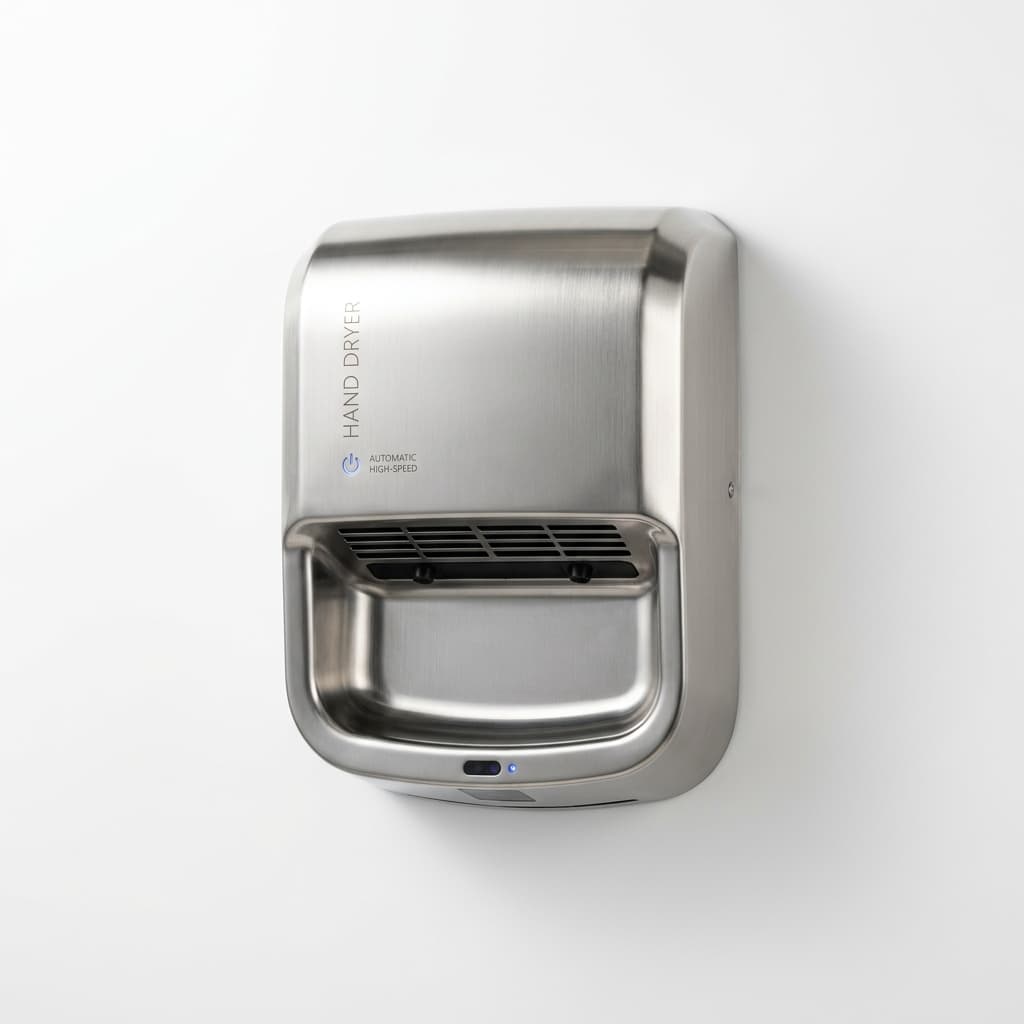 High Speed Automatic Hands-Free Restroom Hand Dryer 1800W Stainless