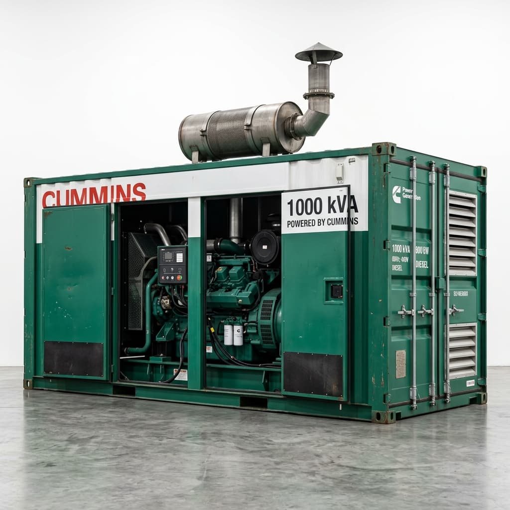 Cummins C1000D5 Containerized Heavy Diesel Generator 1000 kVA / 800 kW (KTA38-G5)