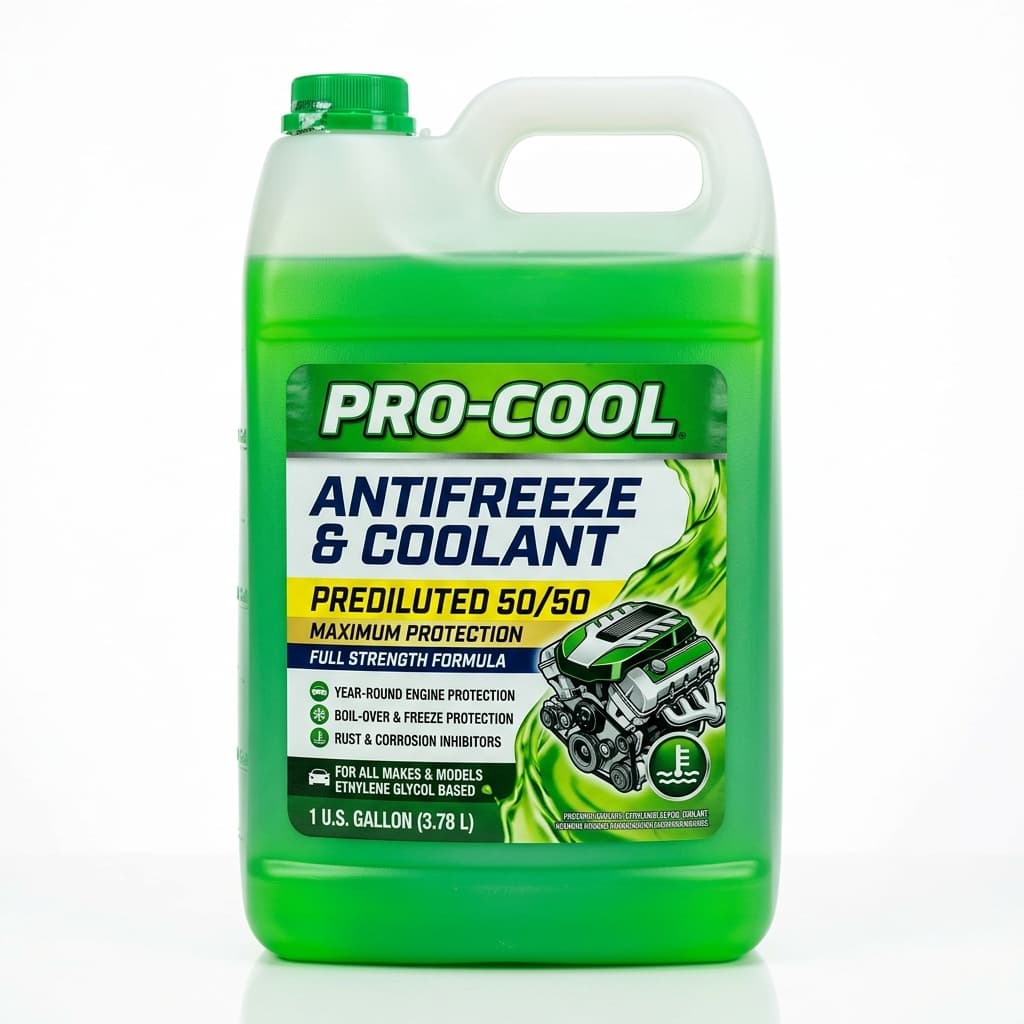 Long Life Premixed Radiator Coolant 50/50 Green (20 Liters Pail)
