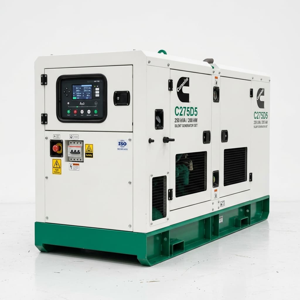 Cummins C55D5 Industrial Silent Diesel Generator 50 kVA / 40 kW (4BTA3.9-G2)