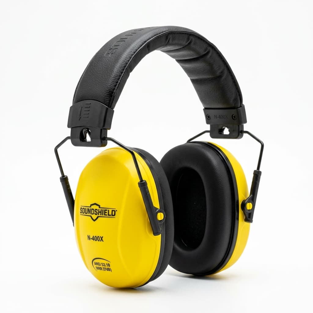 Industrial Noise-Cancelling Ear Muffs (NRR 28 dB / SNR 32 dB)