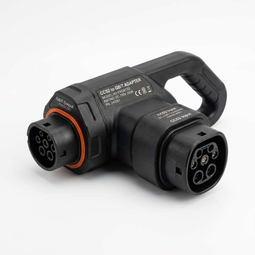 Type 2 to GB/T High Current Fast Charging Adapter (32A 250V AC)