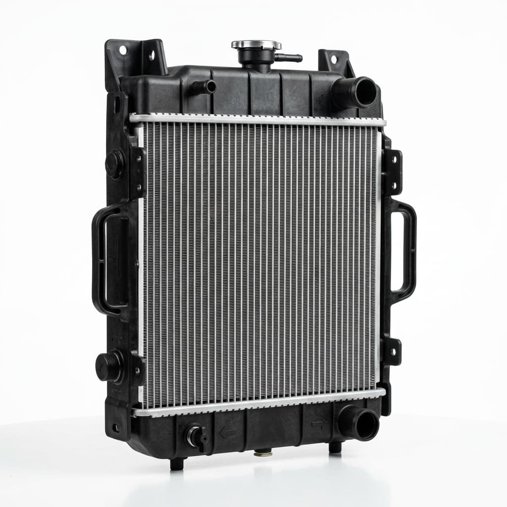 Heavy Duty Copper-Brass 3-Row Engine Cooling Radiator for Forklift