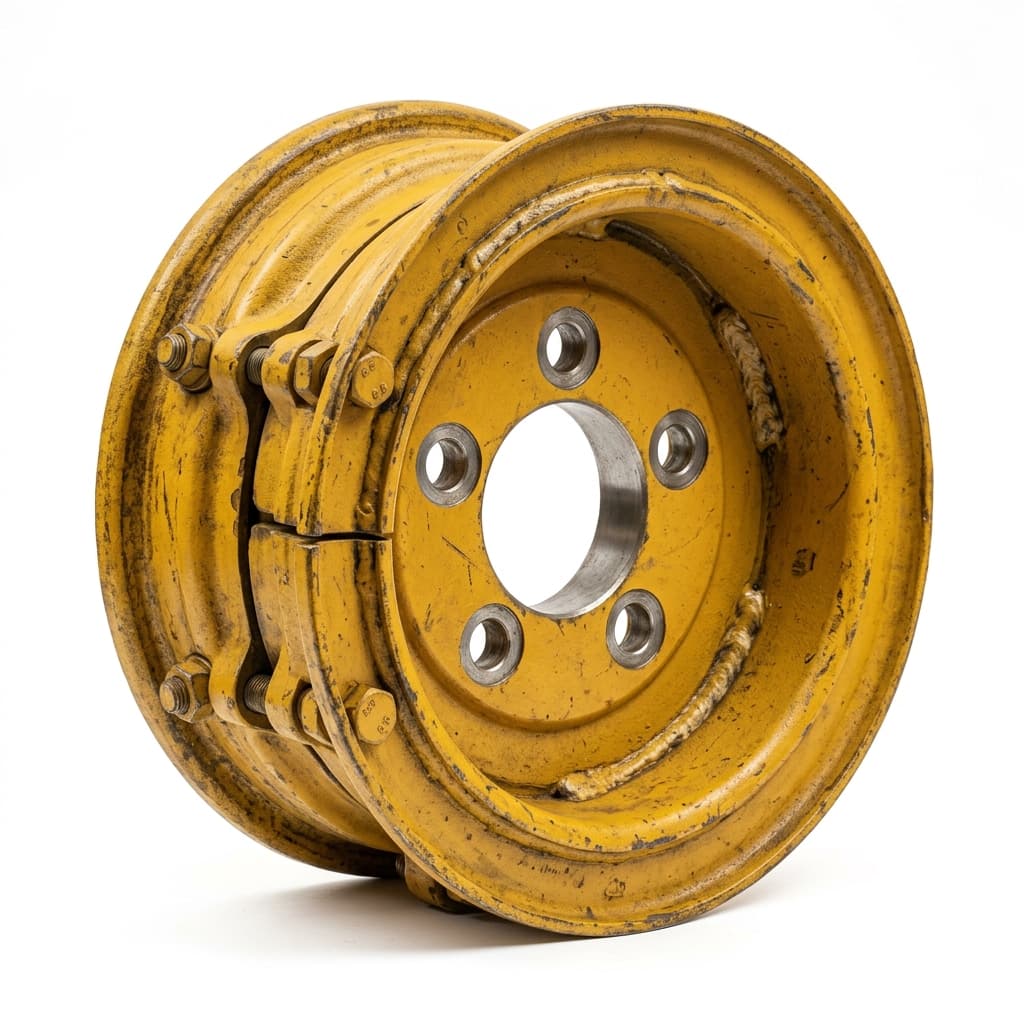 Heavy Duty Steel Split Wheel Rim Rear (4.00E-9 6-Hole PCD 140mm)