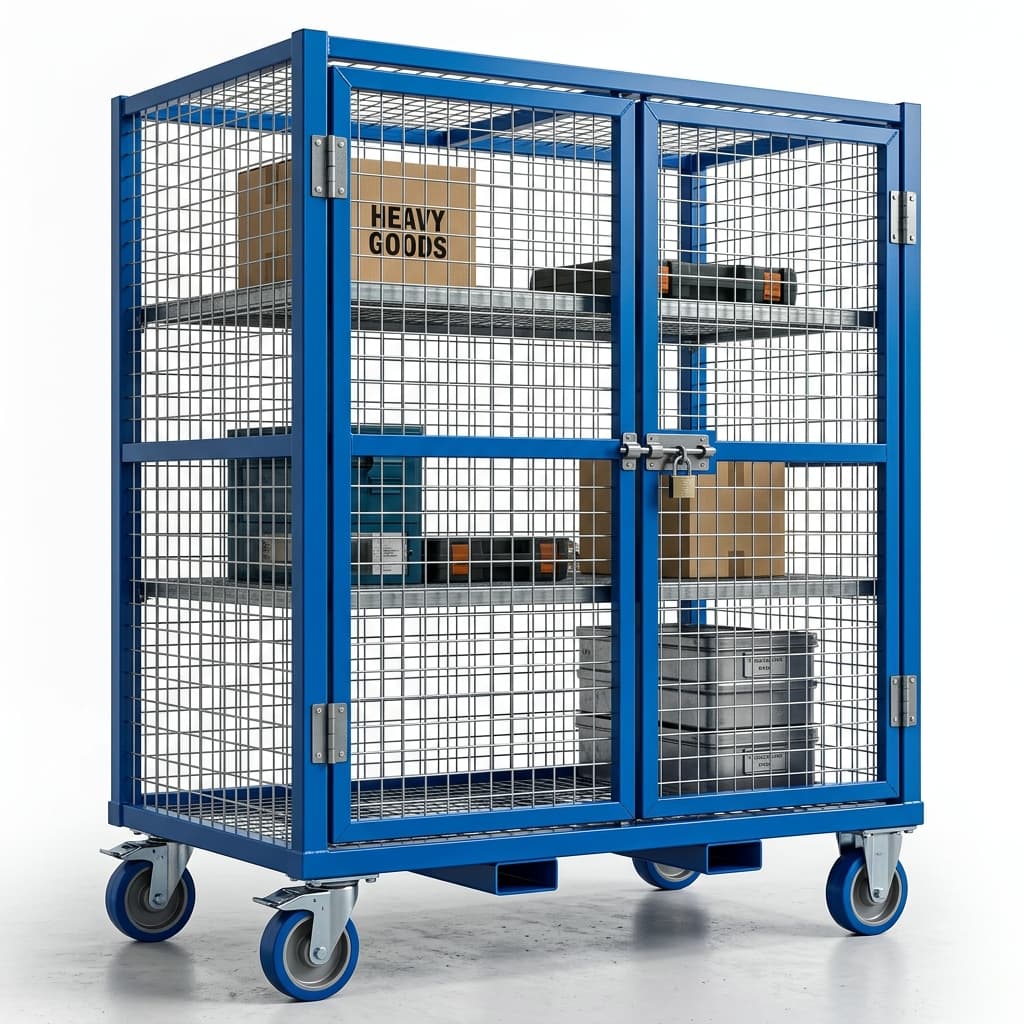 JUMBO Heavy Duty Mesh Cage Steel Platform Truck 500 kg - HB-213