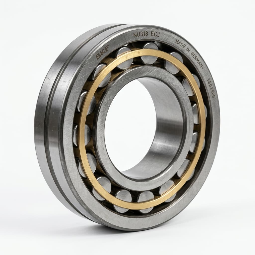 Cylindrical Roller Heavy Radial Load Bearing (NU 310 ECM / High Speed Brass Cage)