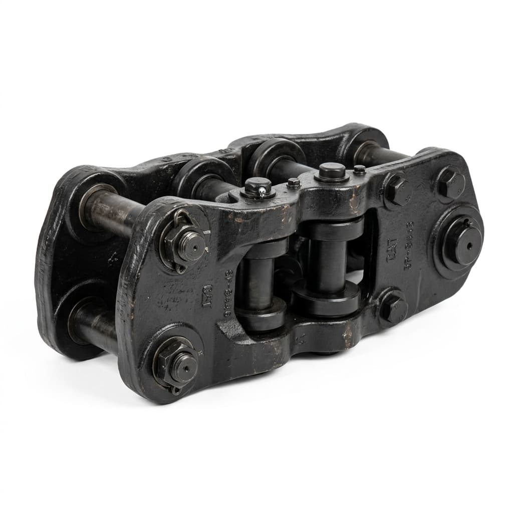 Excavator Sealed & Lubricated Heavy Steel Track Link Chain Assembly (45 Links for 20-Ton)