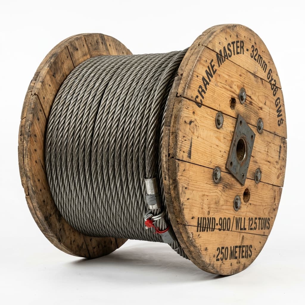 Galvanized Steel Wire Rope Cable Roll 6x19 IWRC (Dia 12mm x Length 100m)
