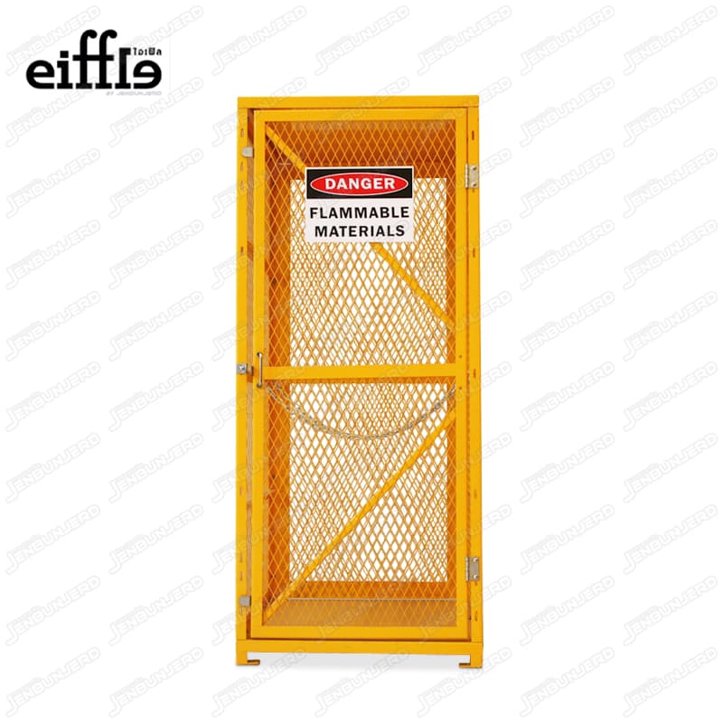 Gas Cylinder Security Storage Cage - 2 Cylinders (Outdoor Lockable Mesh)