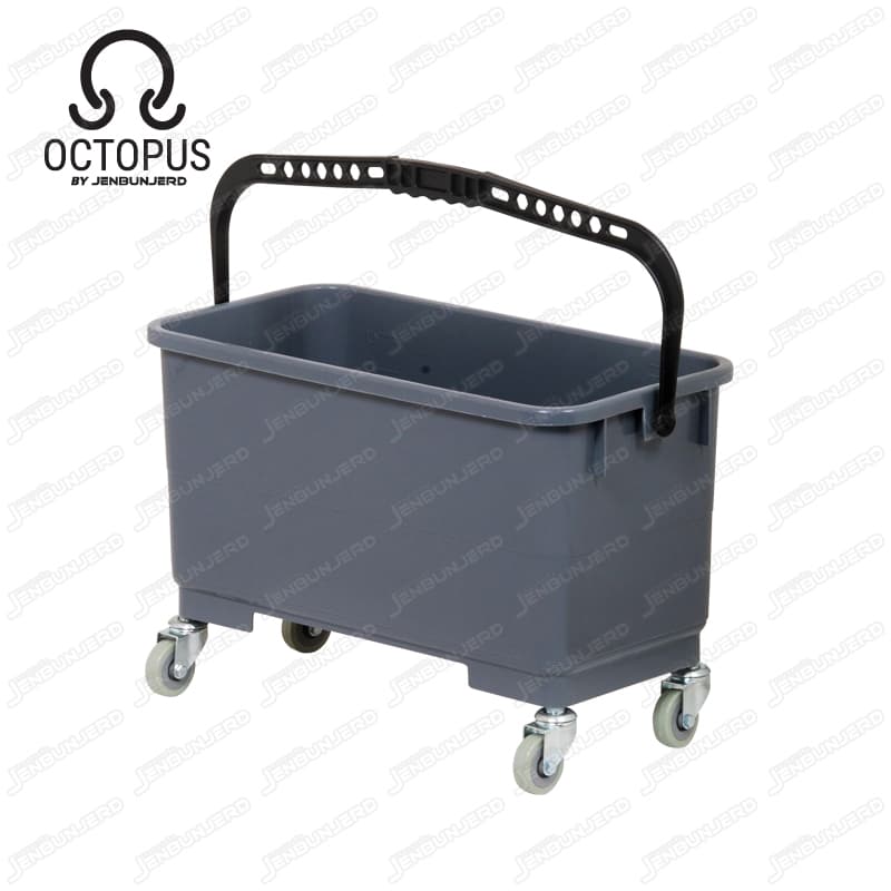 Heavy Duty Janitorial Side-Press Mop Wringer Bucket 32 Liters (Yellow)