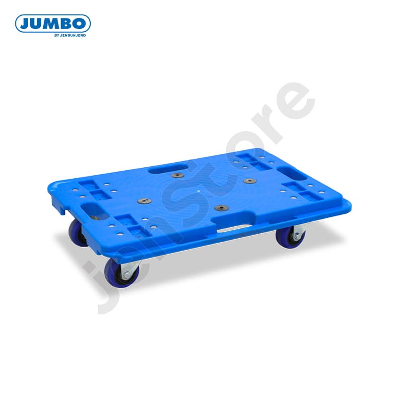 JUMBO Interlocking Heavy Duty Plastic Dolly Skate 150 kg (Blue)