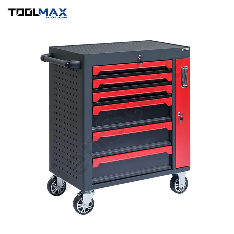 TOOLMAX 5-Drawer Mobile Tool Chest with Quick-Lock Drawer Catches