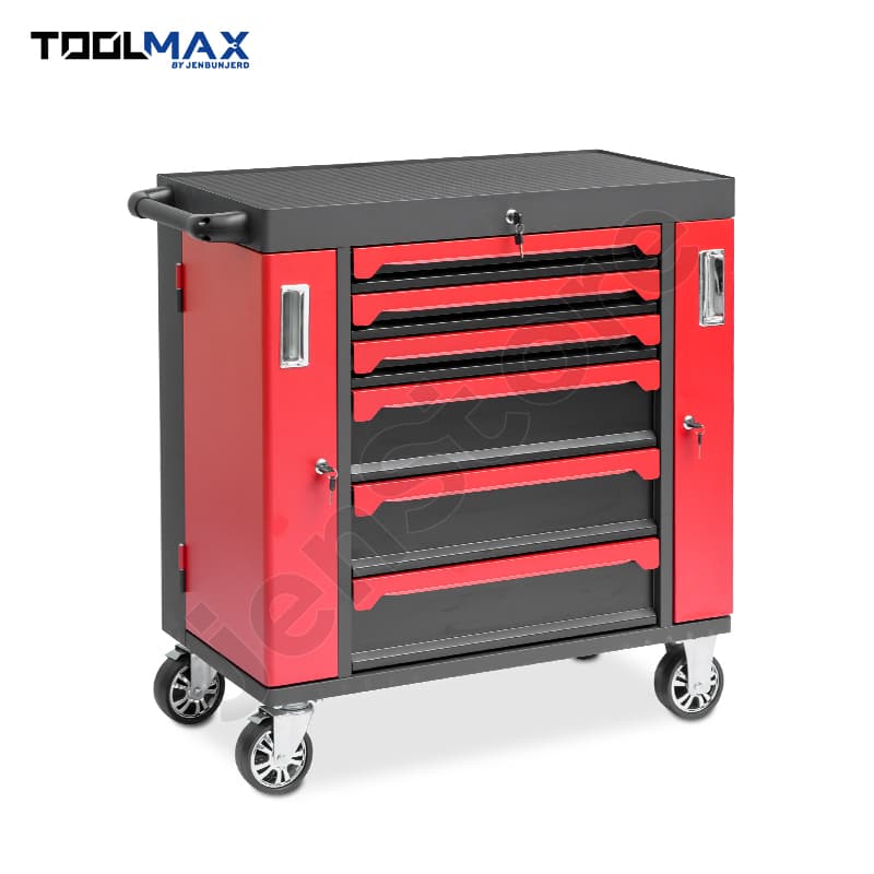 TOOLMAX Workshop Roller Tool Cabinet 7-Drawer with Top Tray Organizer