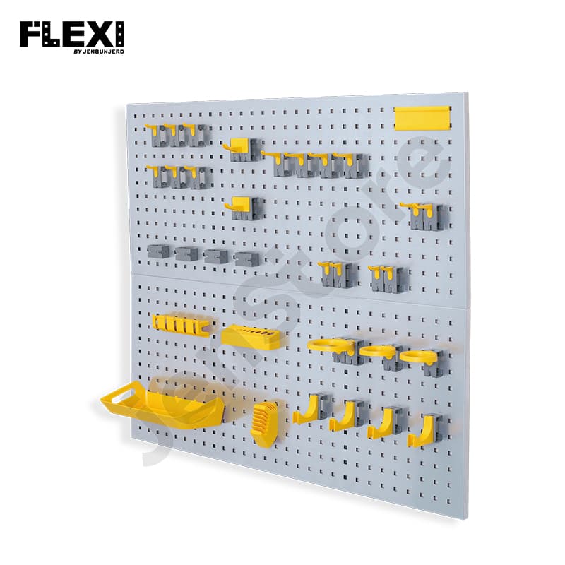 FLEXI Wall-Mounted Louvered Panel for Hanging Storage Bins (900 x 450 mm)