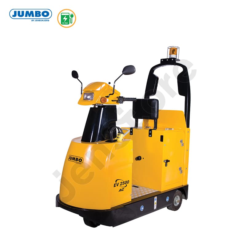JUMBO Walk-Behind Electric Tow Tug 1000 kg with Tiller Arm Control