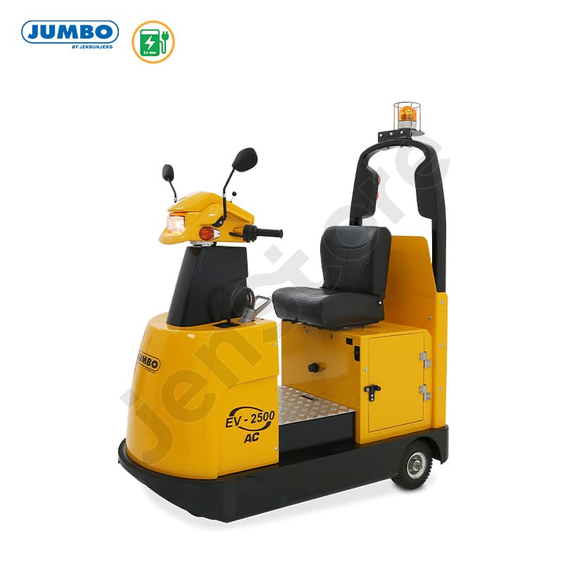 JUMBO Heavy Duty Electric Tow Tug 2500 kg for Industrial Production Carts