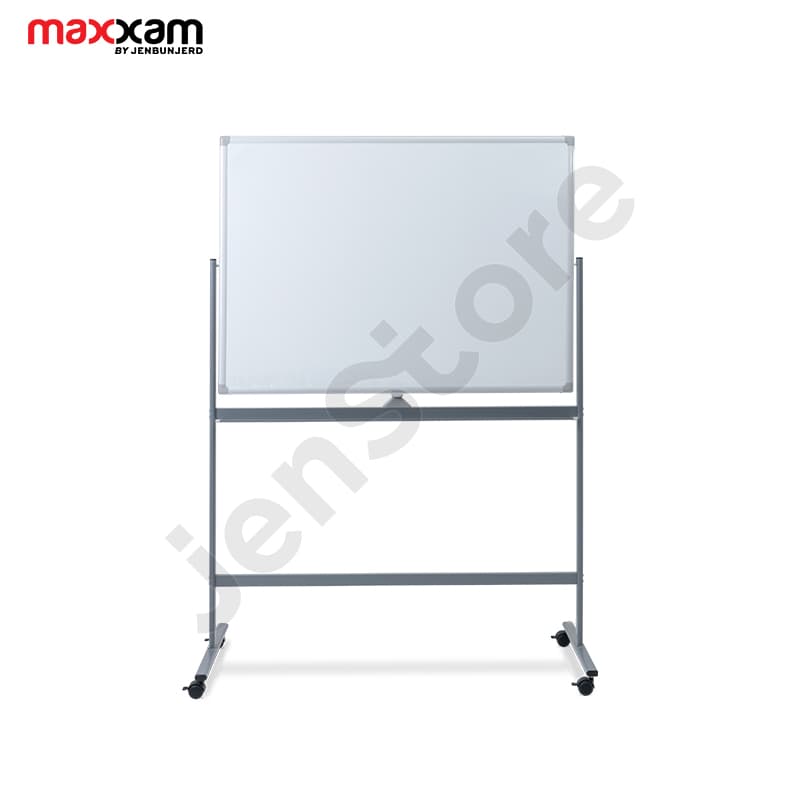 MAXXAM Mobile Double-Sided Magnetic Whiteboard on Stand (150 x 90 cm)
