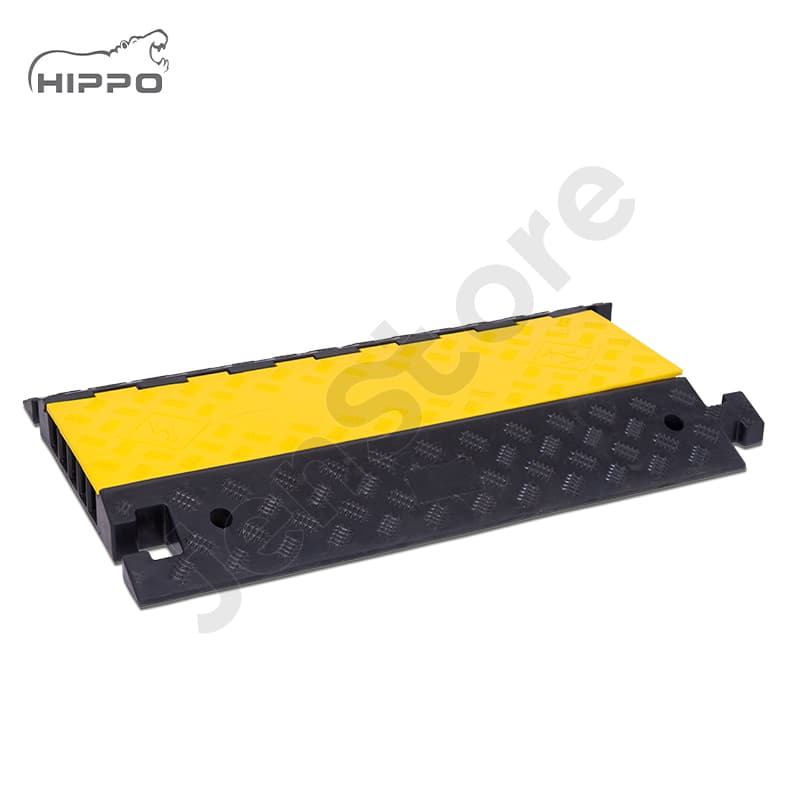 HIPPO Extra Heavy Duty Cable Protector Ramp - 5 Channels (Load Capacity 40 Tons)