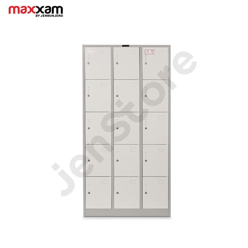 MAXXAM Heavy Duty Steel Staff Locker Cabinet 15 Doors