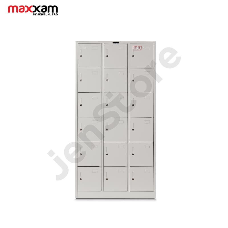 MAXXAM Heavy Duty Steel Staff Locker Cabinet 18 Doors