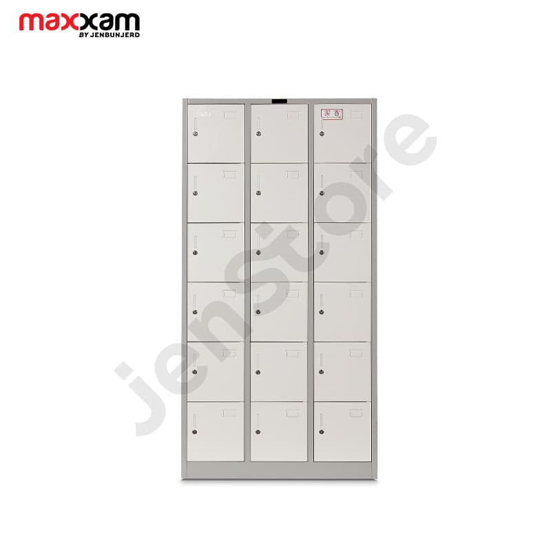 MAXXAM Industrial Two-Door Steel Storage Cupboard with 4 Shelves