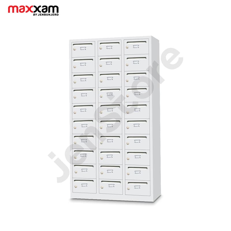 MAXXAM Multi-Compartment Personal Belongings Steel Locker (Padlock Hasp)