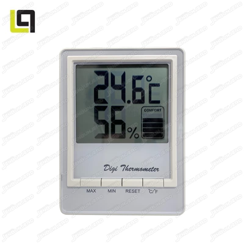 Digital Warehouse Thermo-Hygrometer Temperature & Humidity Monitor (Large LCD)