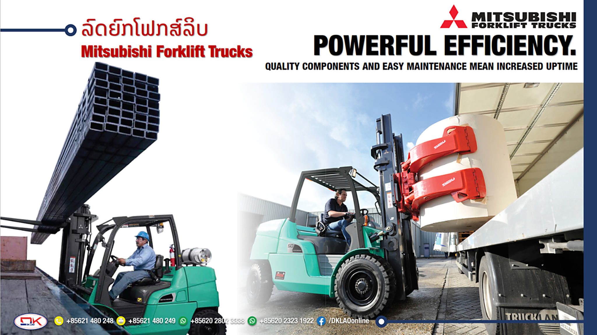 Mitsubishi Forklift Trucks Powerful Efficiency